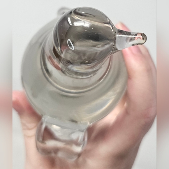 Vintage 1974 Penguin Crystal Art Glass Hand-Blown Figurine Paperweight Clear 6" - Picture 6 of 11